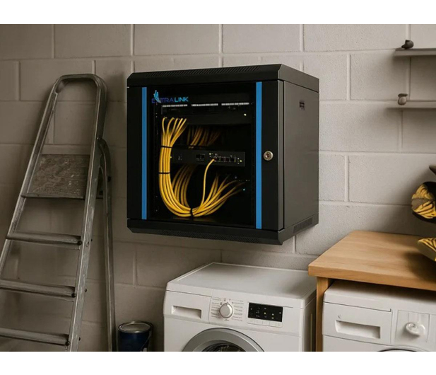 ExtraLink Lite 4U 530x400 Czarna wisząca - 1484052 - zdjęcie 8